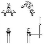 Delta 22C351 Commercial Single Hole and Handle Lavatory Faucet, Chrome